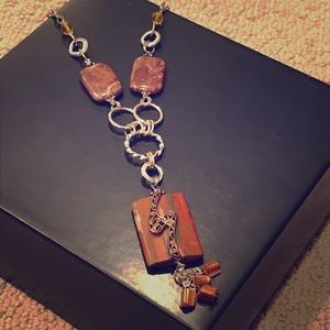 Necklace and earrings